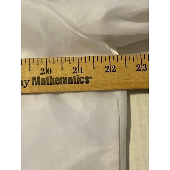 White and Grey Swiss Cross Hoodie Bomber Jacket Size Small NWOT - Picture 15 of 16